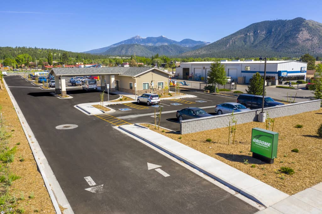 Williams Commercial Build of Transportation Company in neighboring Flagstaff