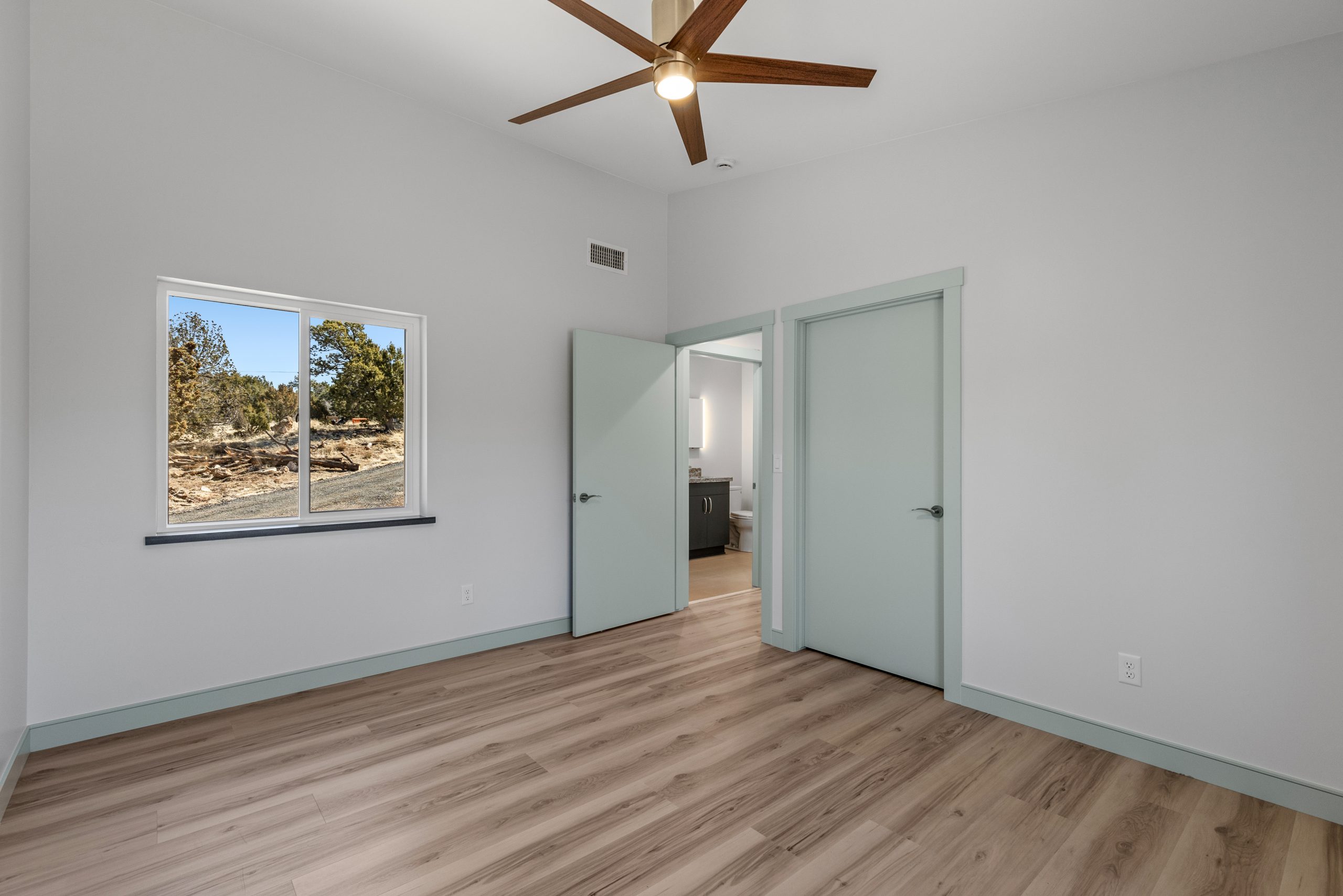 Home Builder for ADU in Flagstaff shows master bedroom