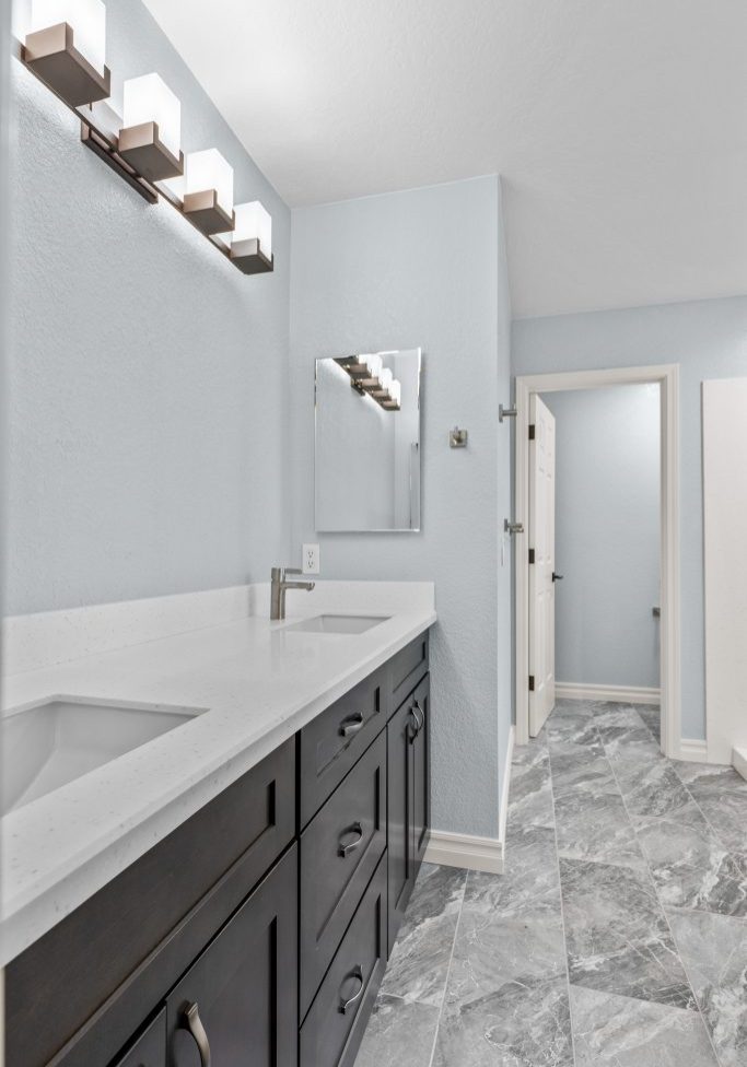 Flagstaff Home Remodel with renovated Master Bath Tiling